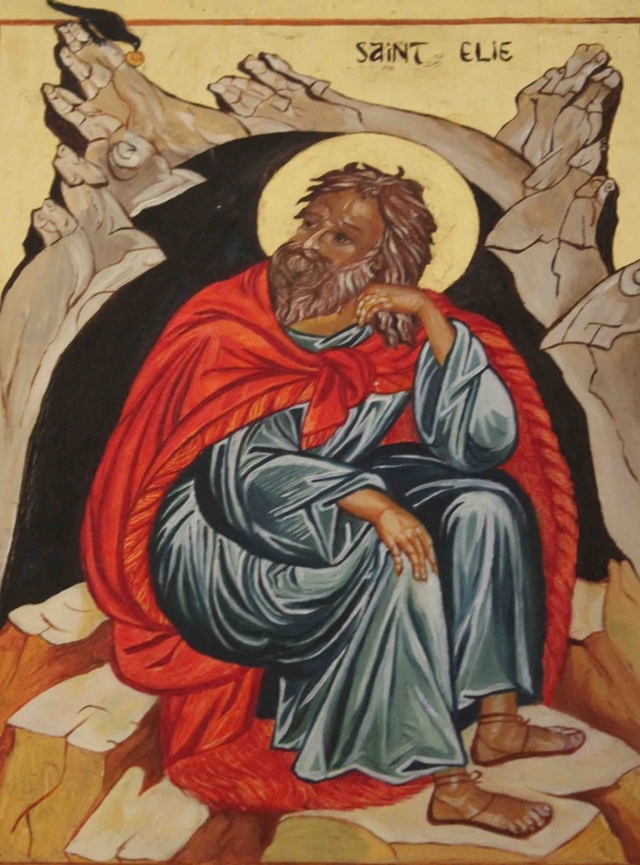 Bildresultat fÃ¶r Prophet Elijah and the cave wikimedia