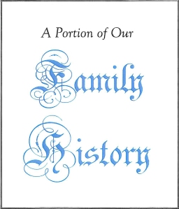 family history title page